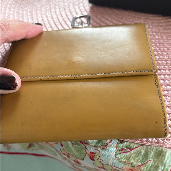 Gucci wallet camel color soft leather - Picture 6 of 8